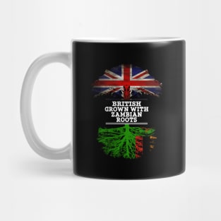 British Grown With Zambian Roots - Gift for Zambian With Roots From Zambia Mug